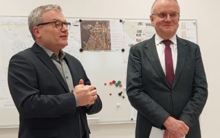 Minister Tabbert zu Gast in Hennigsdorf Nord