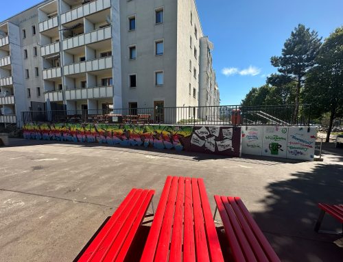 Neue Farbe im Albert-Schweitzer-Quartier